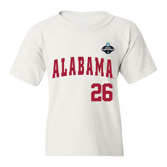 Alabama - NCAA Baseball : Zack Johnson - NCAA® Replica Shersey Youth T-Shirt-0