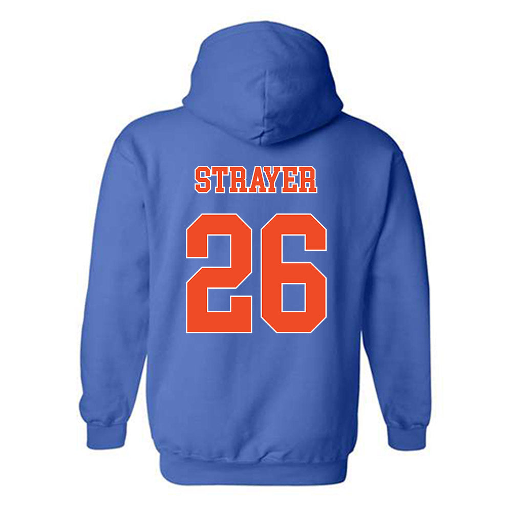 Florida - NCAA Baseball : Cash Strayer - NCAA® Replica Shersey Hooded Sweatshirt-1