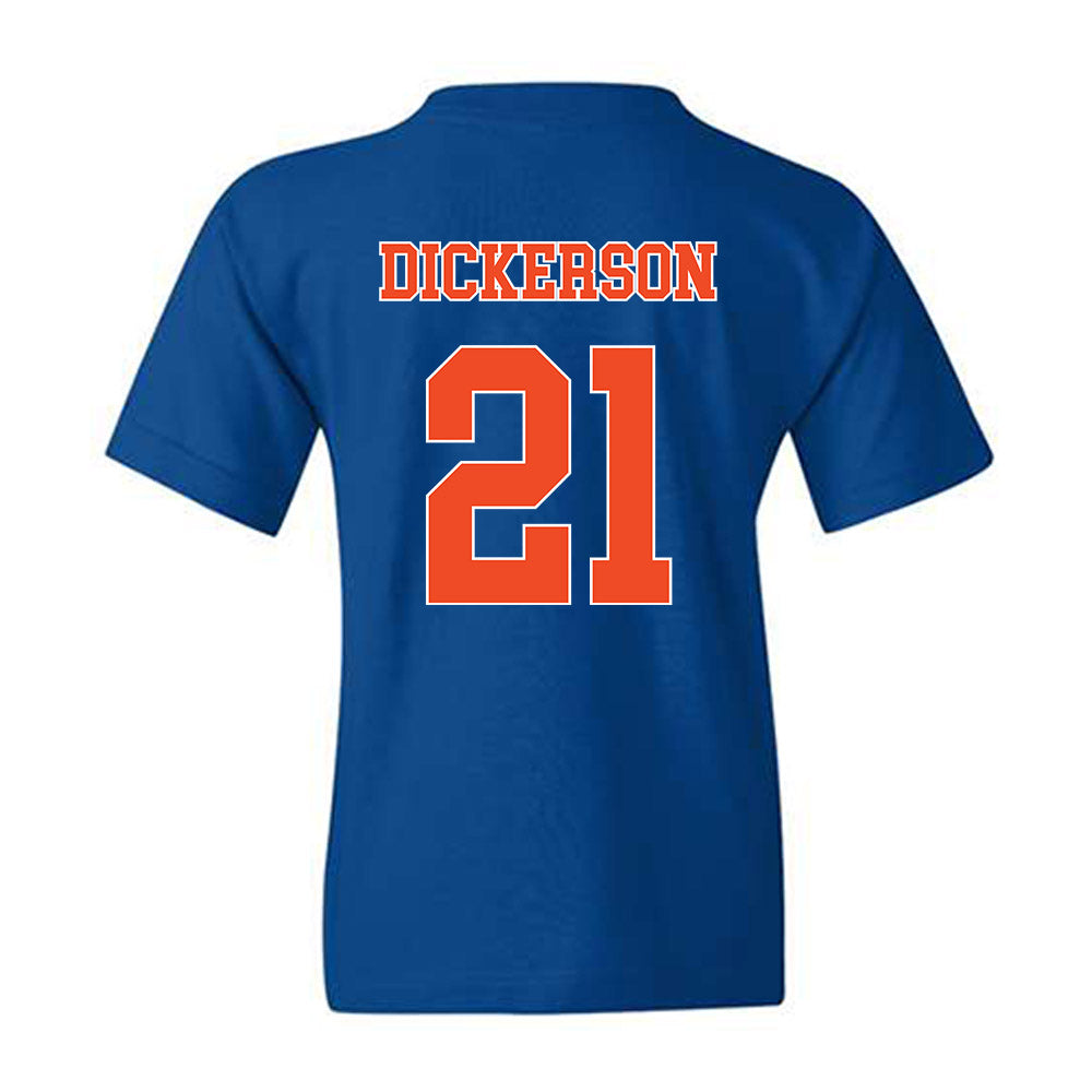 Florida - NCAA Baseball : Drew Dickerson - NCAA® Replica Shersey Youth T-Shirt-1
