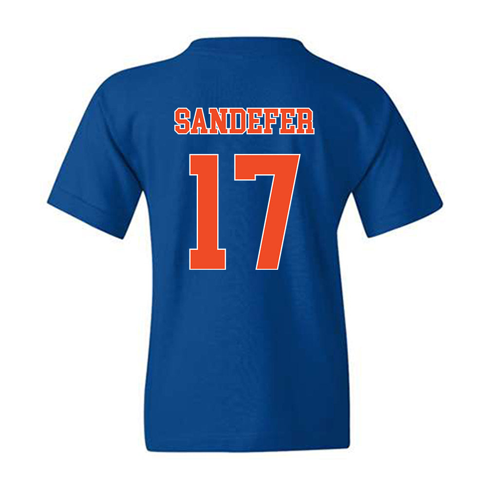 Florida - NCAA Baseball : Russell Sandefer - NCAA® Replica Shersey Youth T-Shirt-1