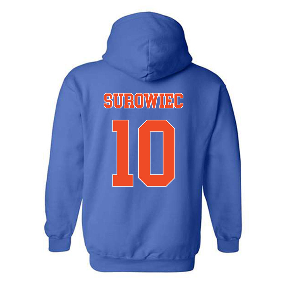 Florida - NCAA Baseball : Ethan Surowiec - NCAA® Replica Shersey Hooded Sweatshirt-1