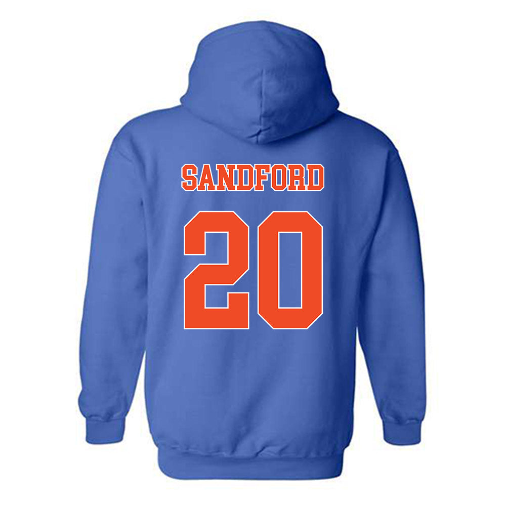 Florida - NCAA Baseball : Schuyler Sandford - NCAA® Replica Shersey Hooded Sweatshirt-1