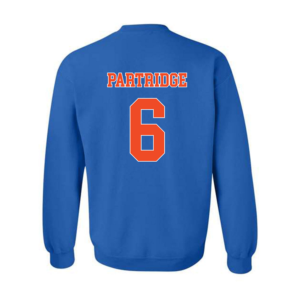 Florida - NCAA Baseball : Nic Partridge - NCAA® Replica Shersey Crewneck Sweatshirt-1