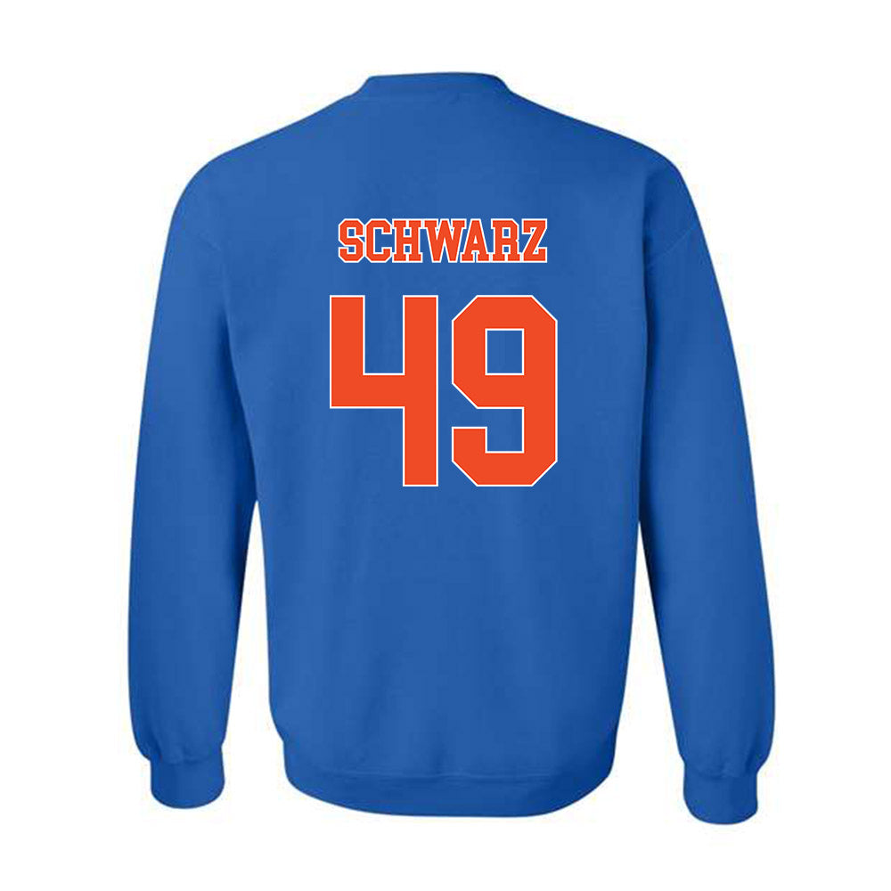 Florida - NCAA Baseball : Colton Schwarz - NCAA® Replica Shersey Crewneck Sweatshirt-1