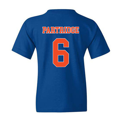 Florida - NCAA Baseball : Nic Partridge - NCAA® Replica Shersey Youth T-Shirt-1