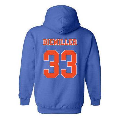 Florida - NCAA Baseball : McCall Biemiller - Replica Shersey Hooded Sweatshirt-1