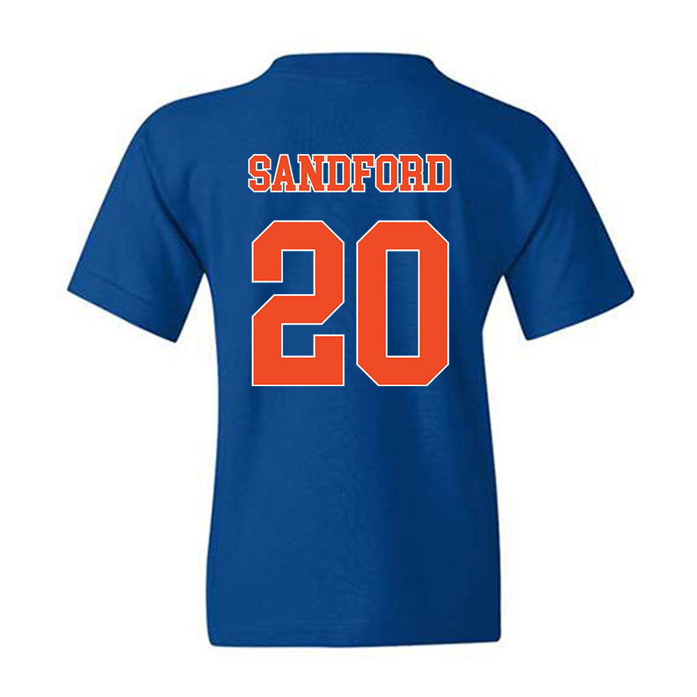 Florida - NCAA Baseball : Schuyler Sandford - NCAA® Replica Shersey Youth T-Shirt-1