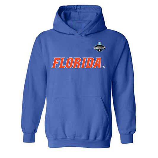 Florida - NCAA Baseball : Landon Stripling - Replica Shersey Hooded Sweatshirt-0
