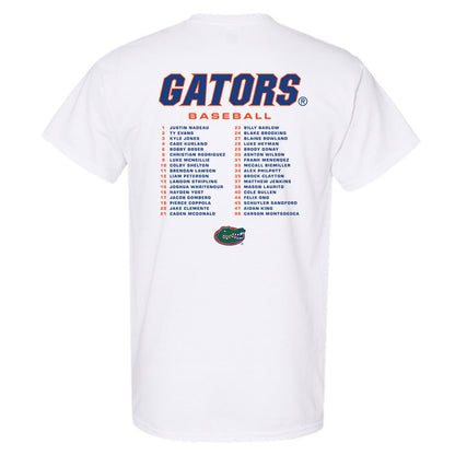 Florida - NCAA Baseball : - Roster T-Shirt-1