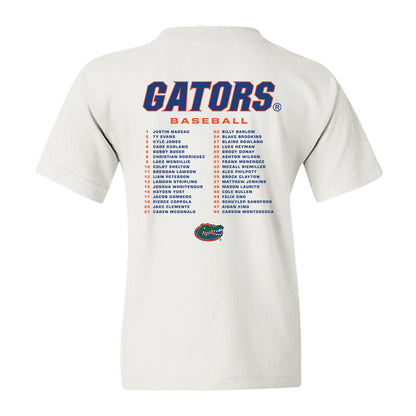 Florida - NCAA Baseball : - Roster Youth T-Shirt-1