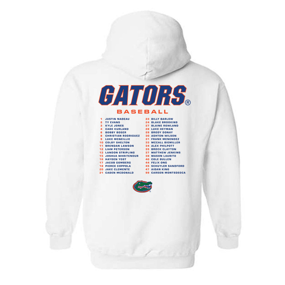 Florida - NCAA Baseball : - Roster Hooded Sweatshirt-1