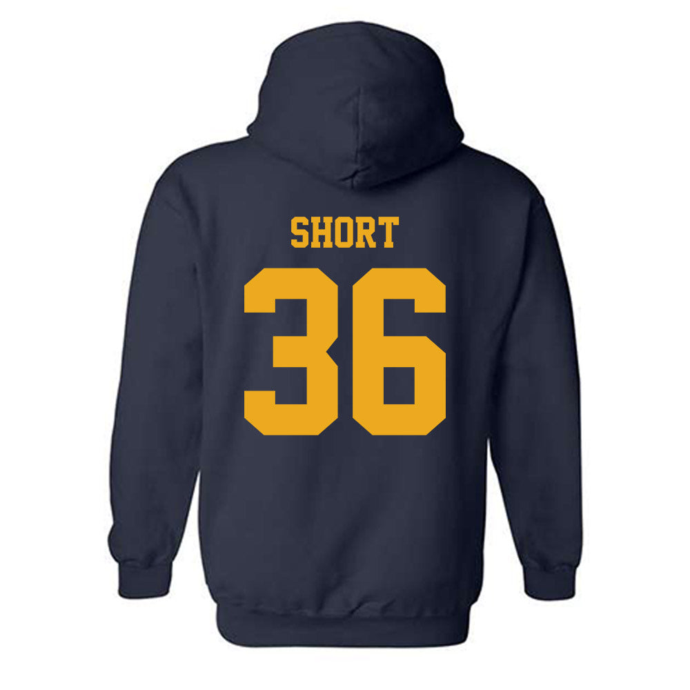 West Virginia - NCAA Baseball : Noah Short - NCAA® Replica Shersey Hooded Sweatshirt-1