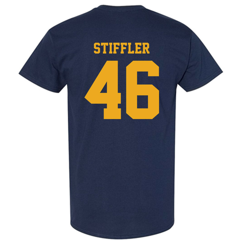 West Virginia - NCAA Baseball : Mac Stiffler - NCAA® Replica Shersey T-Shirt-1