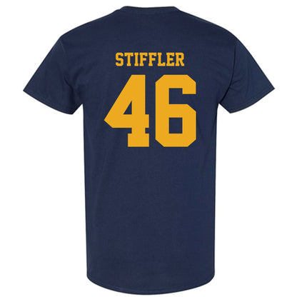 West Virginia - NCAA Baseball : Mac Stiffler - NCAA® Replica Shersey T-Shirt-1