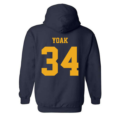 West Virginia - NCAA Baseball : Bryant Yoak - NCAA® Replica Shersey Hooded Sweatshirt-1