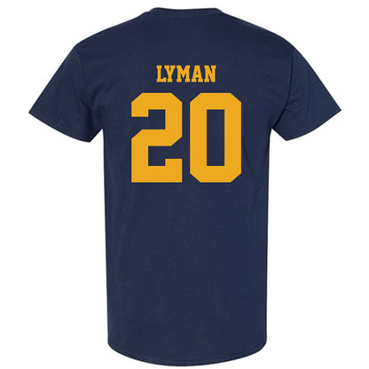 West Virginia - NCAA Baseball : Luke Lyman - NCAA® Replica Shersey T-Shirt-1
