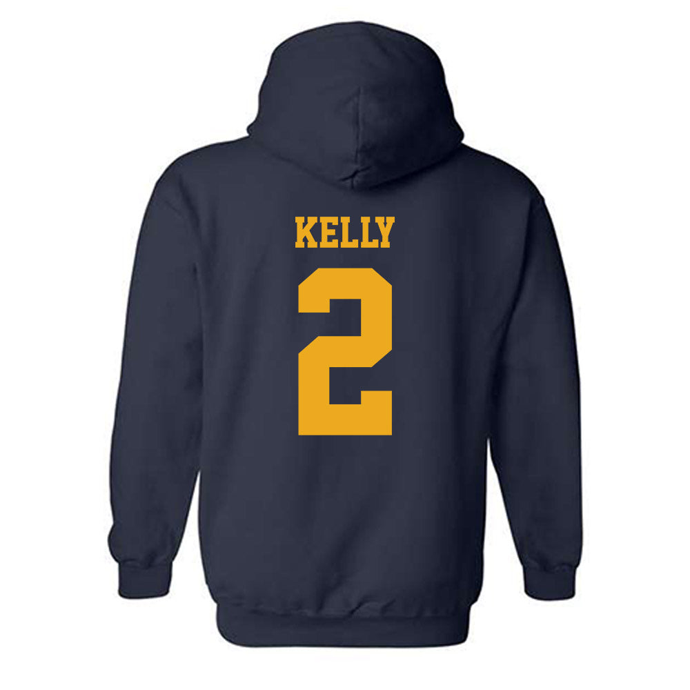 West Virginia - NCAA Baseball : Gavin Kelly - NCAA® Replica Shersey Hooded Sweatshirt-1
