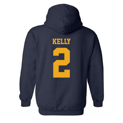 West Virginia - NCAA Baseball : Gavin Kelly - NCAA® Replica Shersey Hooded Sweatshirt-1