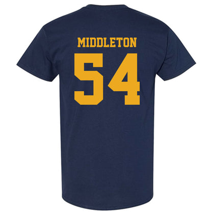 West Virginia - NCAA Baseball : Andrew Middleton - NCAA® Replica Shersey T-Shirt-1