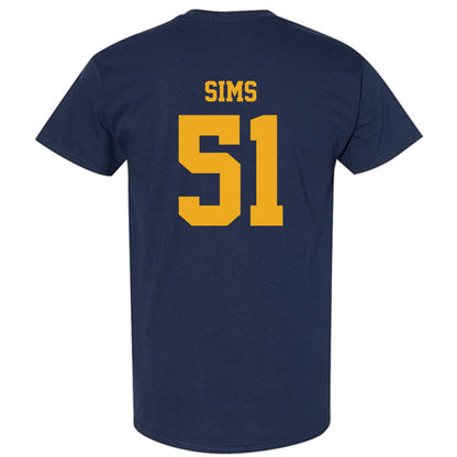 West Virginia - NCAA Baseball : Colton Sims - NCAA® Replica Shersey T-Shirt-1
