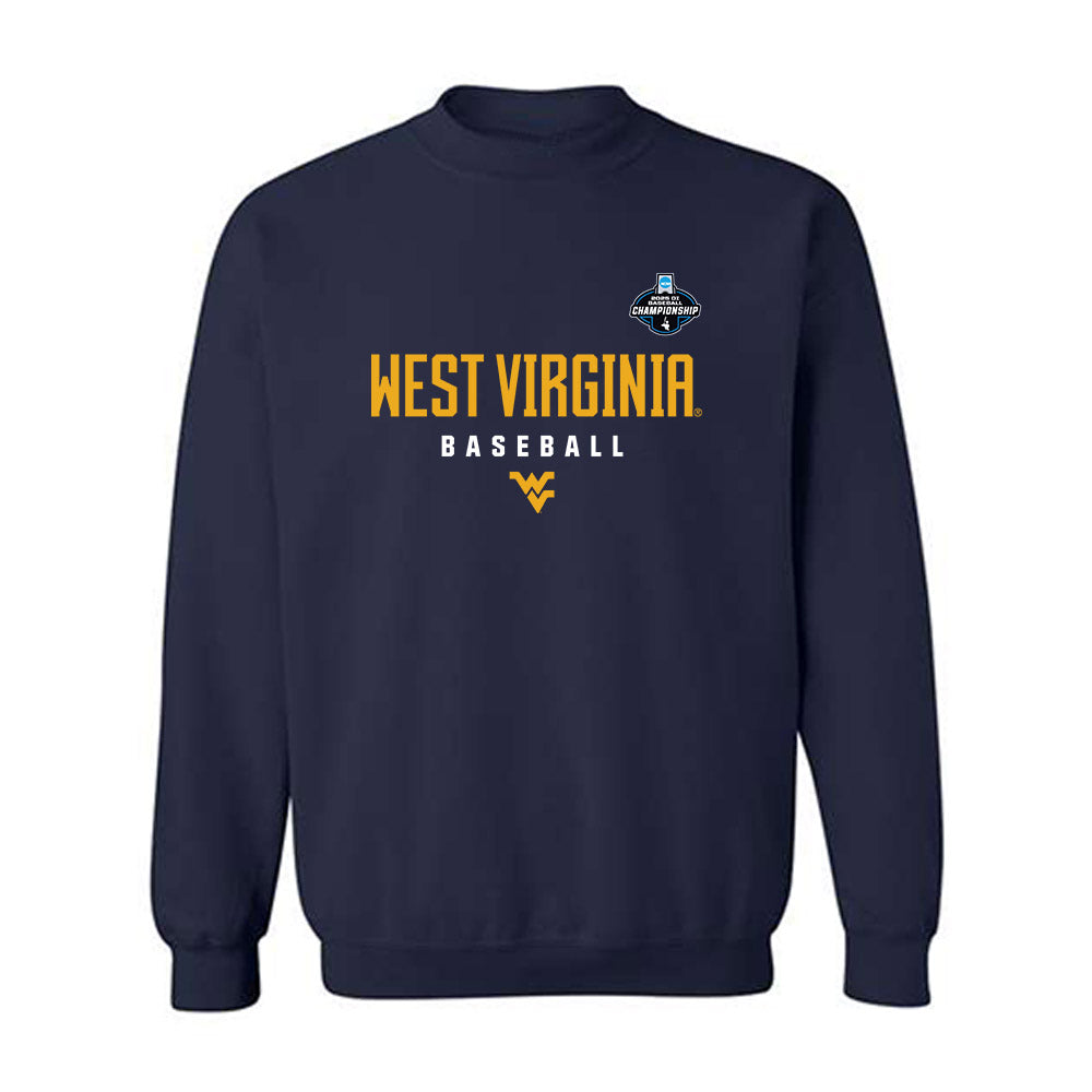 West Virginia - NCAA Baseball : Weston Smith - NCAA® Replica Shersey Crewneck Sweatshirt-0
