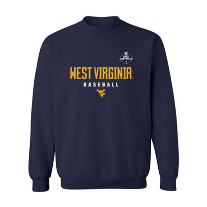 West Virginia - NCAA Baseball : Weston Smith - NCAA® Replica Shersey Crewneck Sweatshirt-0