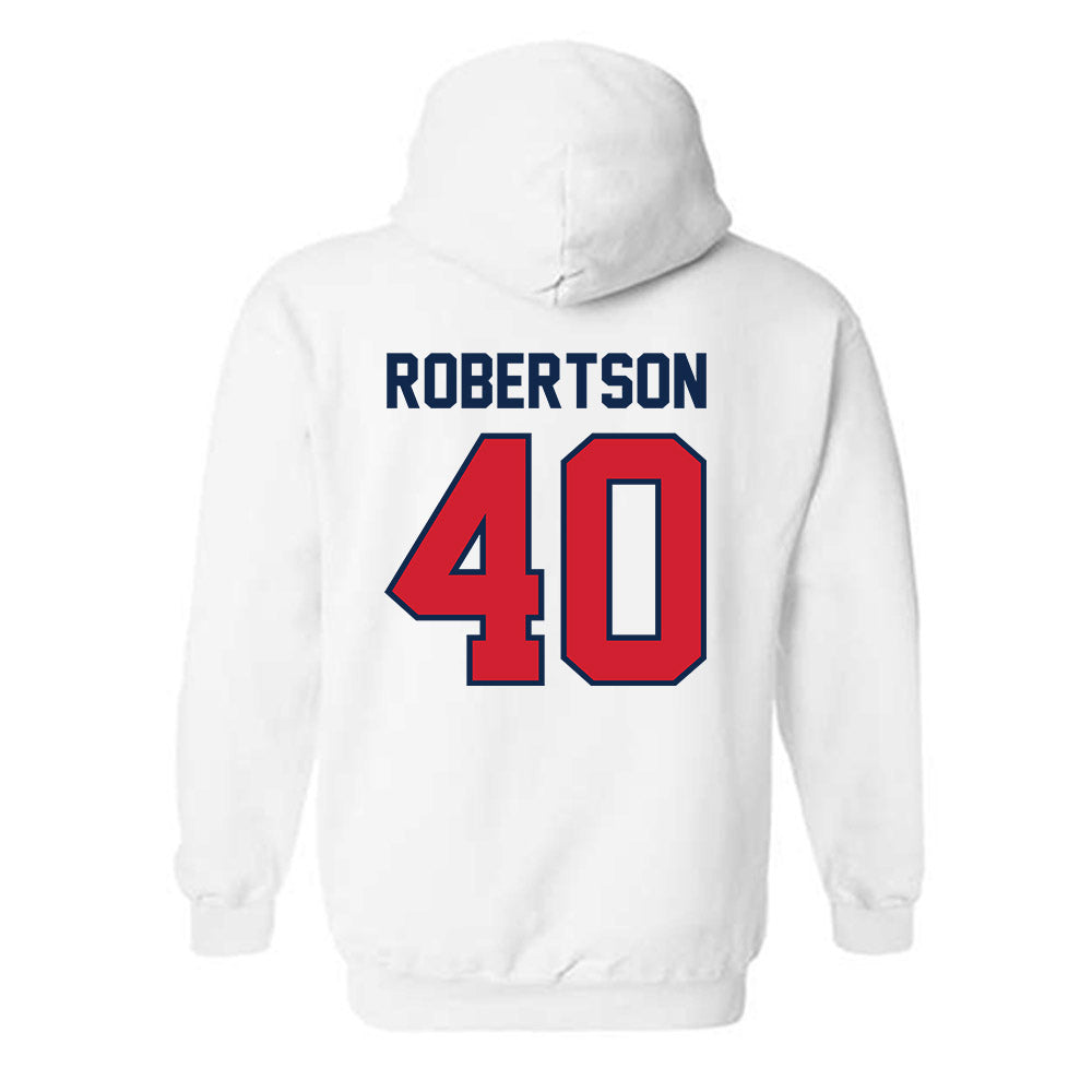 Ole Miss - NCAA Baseball : JP Robertson - NCAA® Replica Shersey Hooded Sweatshirt-1