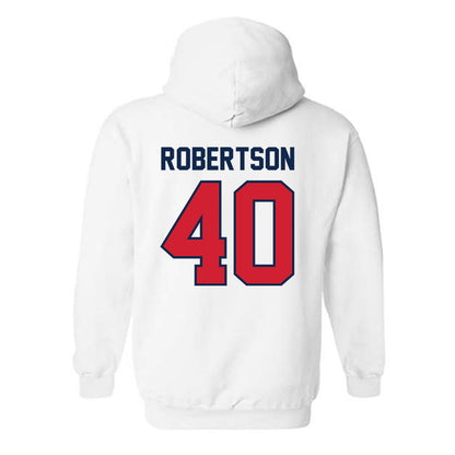 Ole Miss - NCAA Baseball : JP Robertson - NCAA® Replica Shersey Hooded Sweatshirt-1