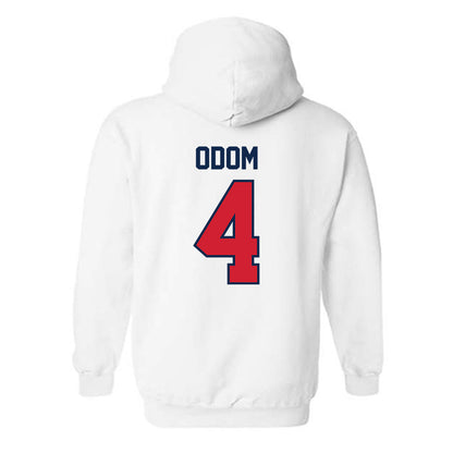 Ole Miss - NCAA Baseball : Leo Odom - NCAA® Replica Shersey Hooded Sweatshirt-1