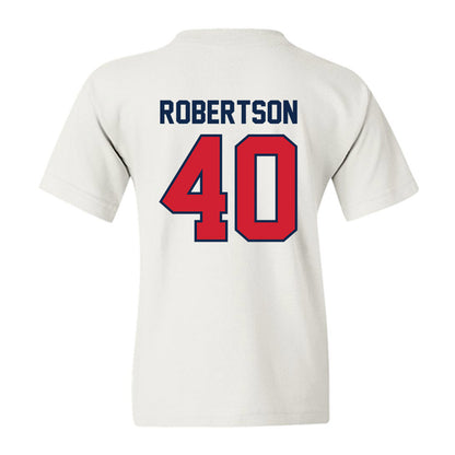 Ole Miss - NCAA Baseball : JP Robertson - NCAA® Replica Shersey Youth T-Shirt-1