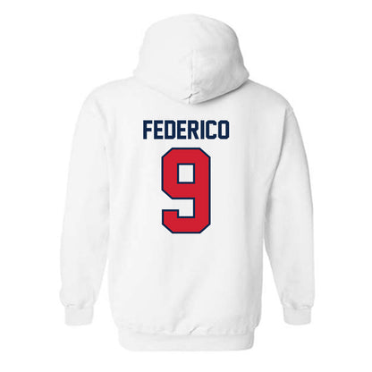 Ole Miss - NCAA Baseball : Hayden Federico - NCAA® Replica Shersey Hooded Sweatshirt-1
