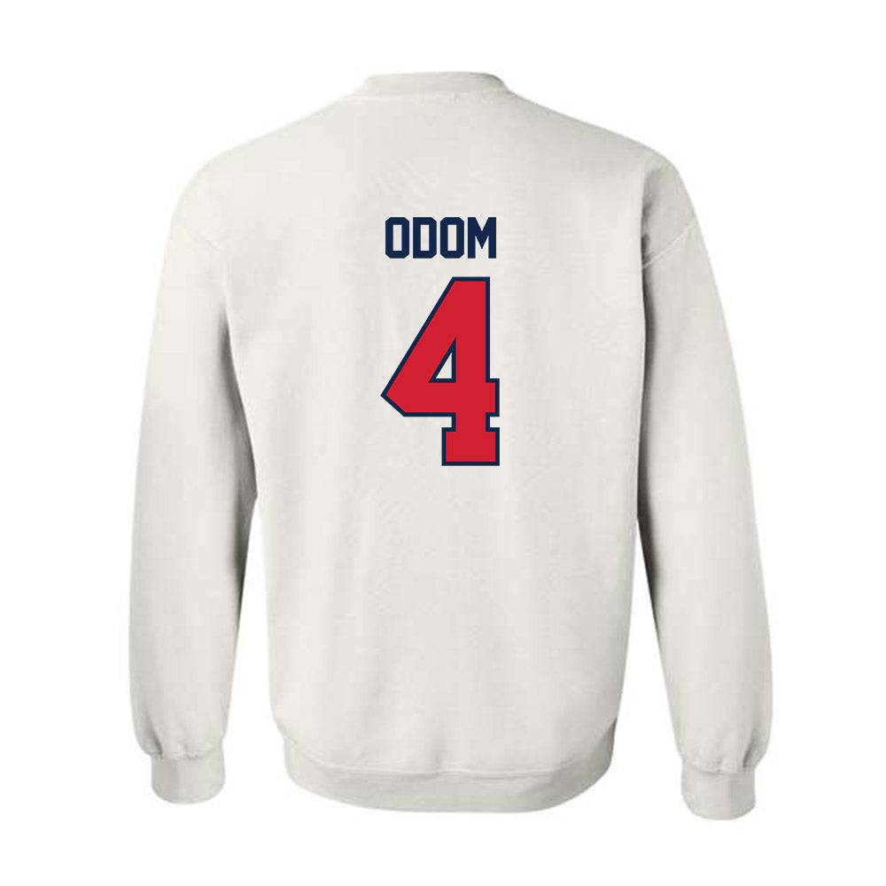 Ole Miss - NCAA Baseball : Leo Odom - NCAA® Replica Shersey Crewneck Sweatshirt-1
