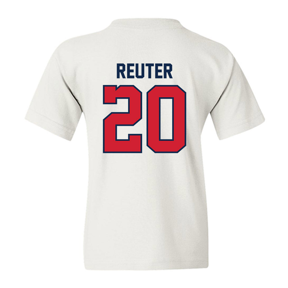 Ole Miss - NCAA Baseball : Collin Reuter - NCAA® Replica Shersey Youth T-Shirt-1