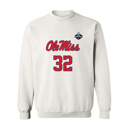 Ole Miss - NCAA Baseball : Tristan Bissetta - NCAA® Replica Shersey Crewneck Sweatshirt-0