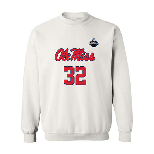 Ole Miss - NCAA Baseball : Tristan Bissetta - NCAA® Replica Shersey Crewneck Sweatshirt-0