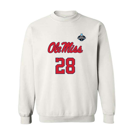 Ole Miss - NCAA Baseball : Noah Allen - NCAA® Replica Shersey Crewneck Sweatshirt-0