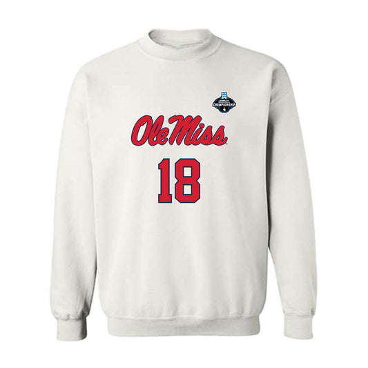 Ole Miss - NCAA Baseball : Luke Romine - NCAA® Replica Shersey Crewneck Sweatshirt-0