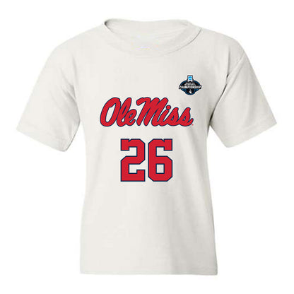 Ole Miss - NCAA Baseball : Hunter Elliott - NCAA® Replica Shersey Youth T-Shirt-0