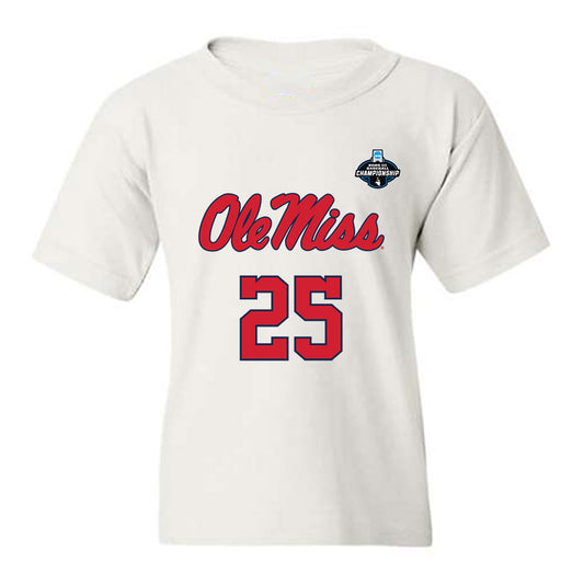 Ole Miss - NCAA Baseball : Daniel Pacella - NCAA® Replica Shersey Youth T-Shirt-0