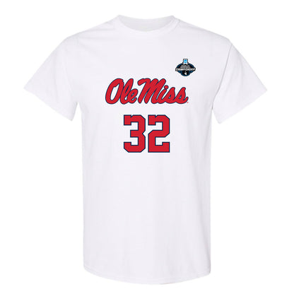 Ole Miss - NCAA Baseball : Tristan Bissetta - NCAA® Replica Shersey T-Shirt-0