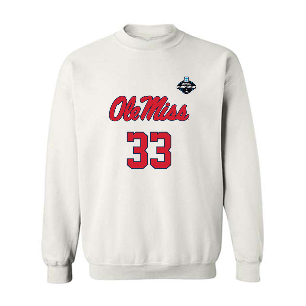 Ole Miss - NCAA Baseball : Landon Koenig - NCAA® Replica Shersey Crewneck Sweatshirt-0