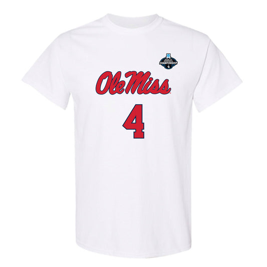 Ole Miss - NCAA Baseball : Leo Odom - NCAA® Replica Shersey T-Shirt-0