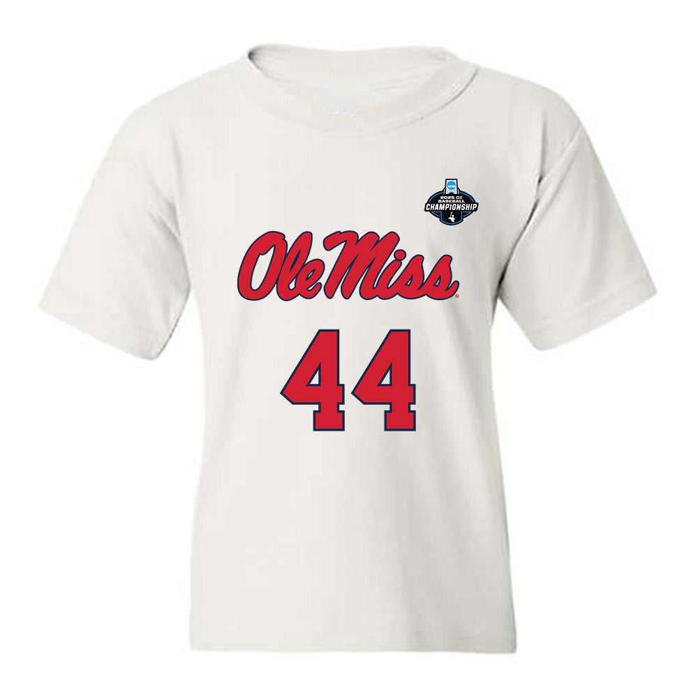 Ole Miss - NCAA Baseball : Jake Reigert - NCAA® Replica Shersey Youth T-Shirt-0