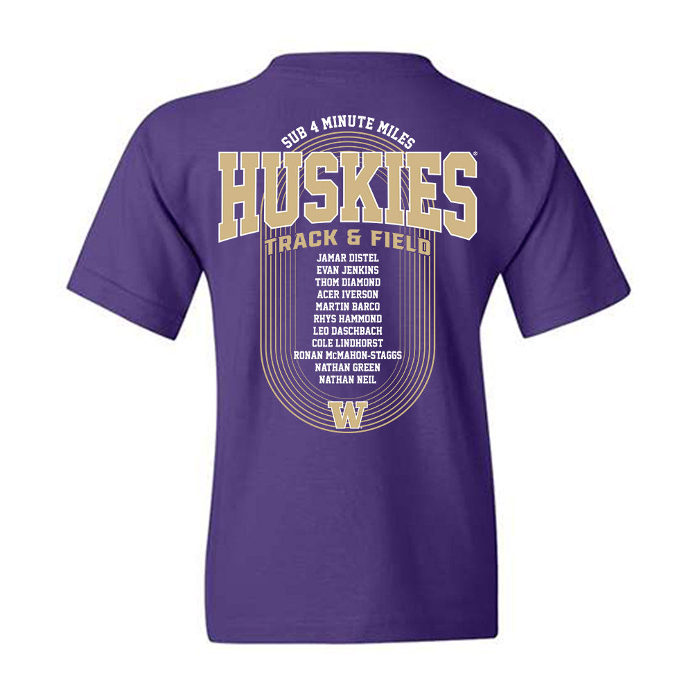 Washington - NCAA Men's Track & Field : - Youth T-Shirt-1
