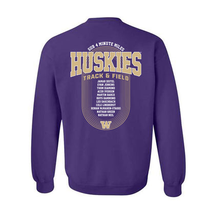 Washington - NCAA Men's Track & Field : - Crewneck Sweatshirt-1