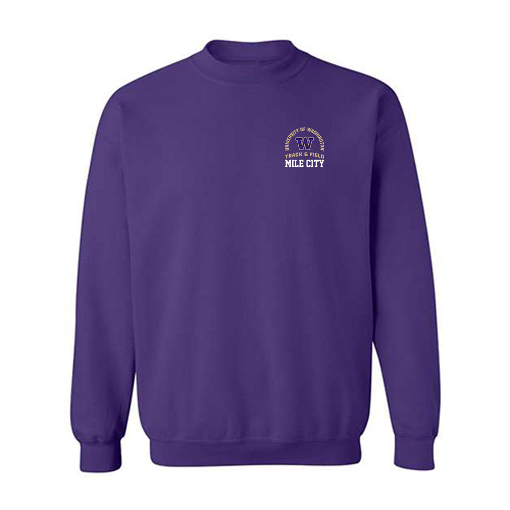 Washington - NCAA Men's Track & Field : - Crewneck Sweatshirt-0