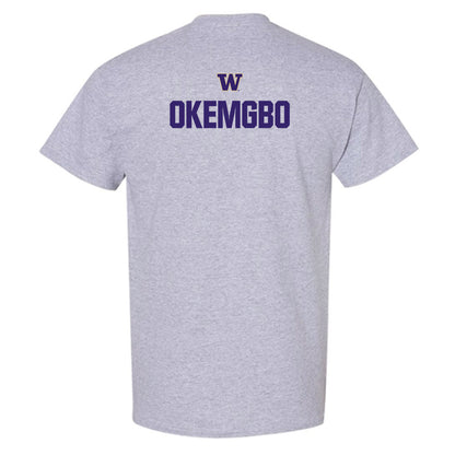 Washington - NCAA Women's Track & Field : Chiche Okemgbo - Classic Shersey T-Shirt-1