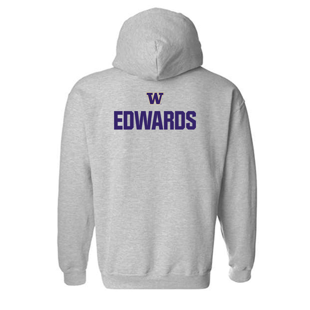 Washington - NCAA Women's Track & Field : Adrienne Edwards - Classic Shersey Hooded Sweatshirt-1