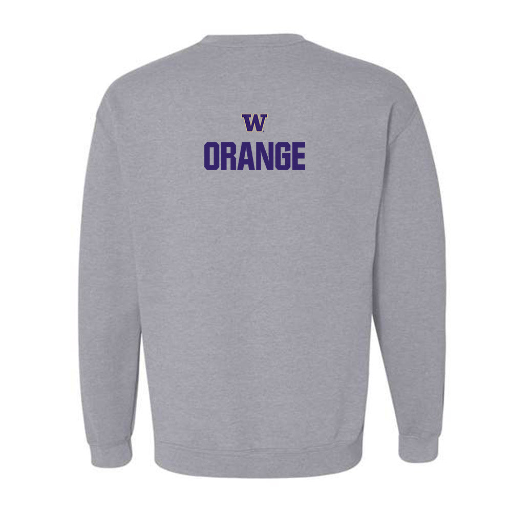 Washington - NCAA Women's Track & Field : Saydi Orange - Classic Shersey Crewneck Sweatshirt-1