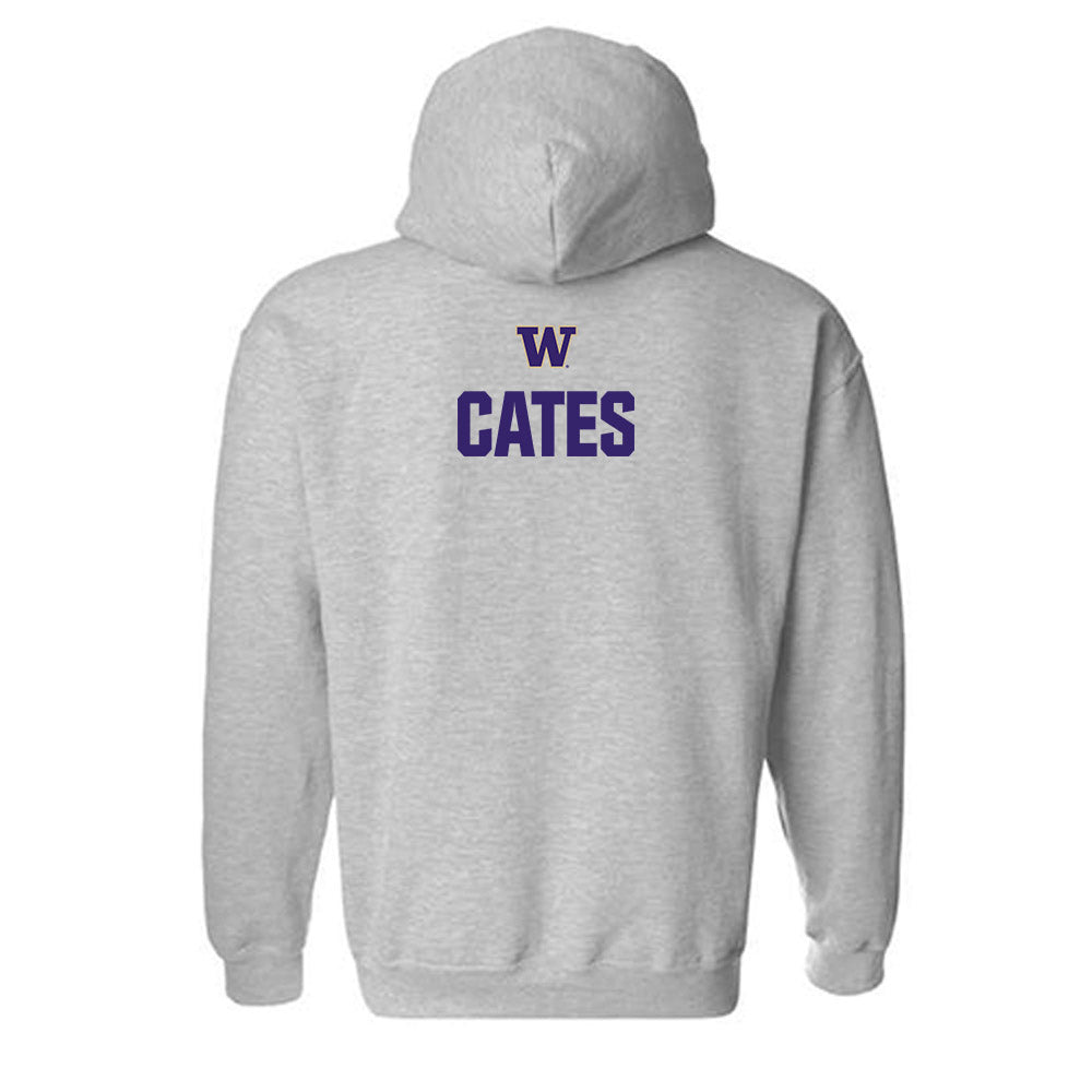 Washington - NCAA Men's Track & Field : Tomeko Cates - Classic Shersey Hooded Sweatshirt-1
